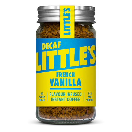 CAFEA INSTANT CU VANILIE, FĂRĂ COFEINĂ - 50g.
